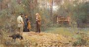 Frederick Mccubbin A Bush Burial Spain oil painting artist